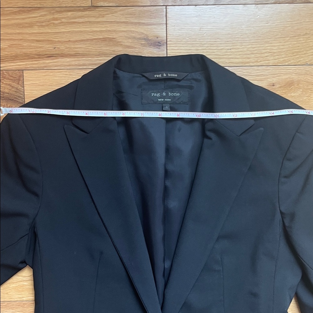 Rag & Bone Fitted Black Blazer - Picture 6 of 8